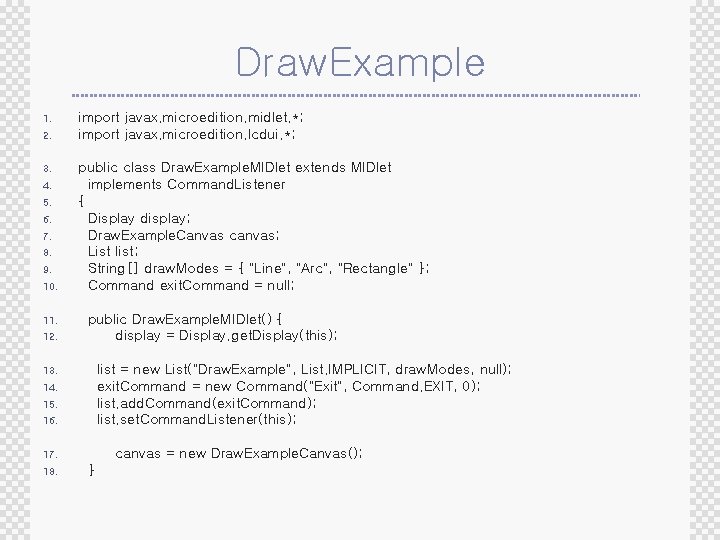 Draw. Example 1. 2. 3. 4. 5. 6. 7. 8. 9. 10. 11. 12.