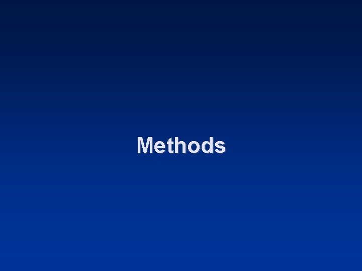 Methods 