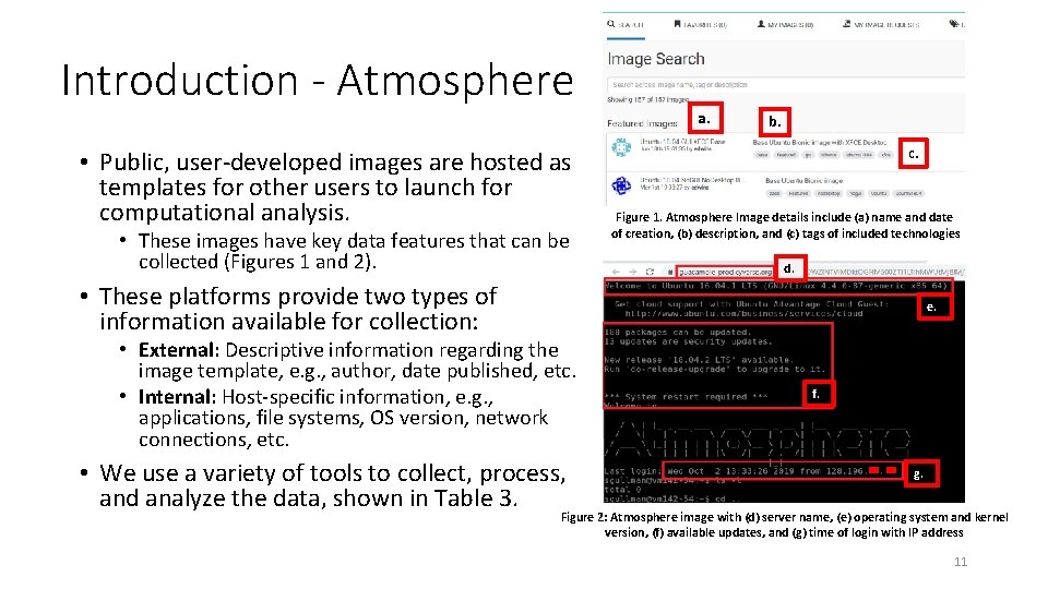 Introduction - Atmosphere • Public, user-developed images are hosted as templates for other users