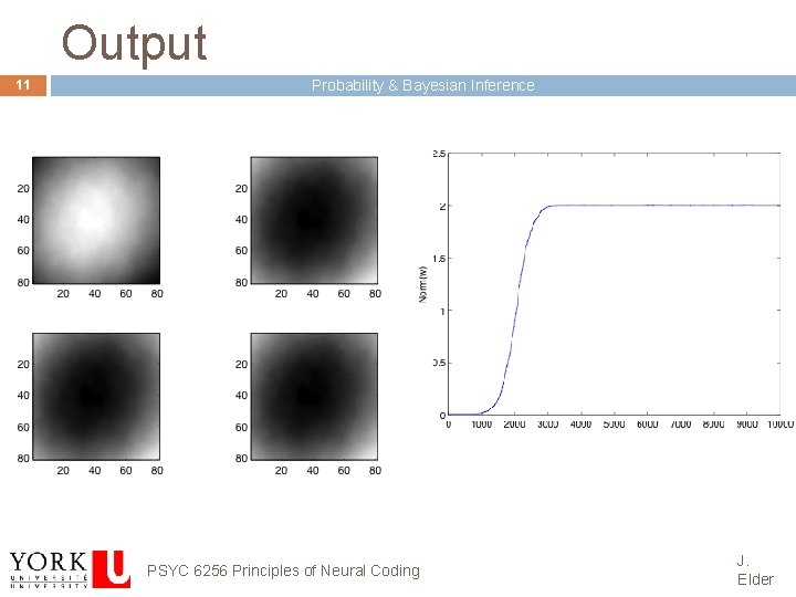 Output 11 Probability & Bayesian Inference PSYC 6256 Principles of Neural Coding J. Elder