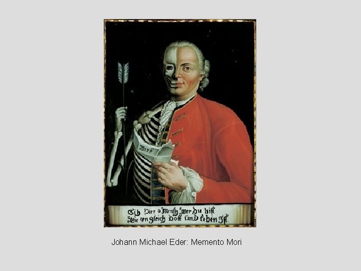 Johann Michael Eder: Memento Mori 