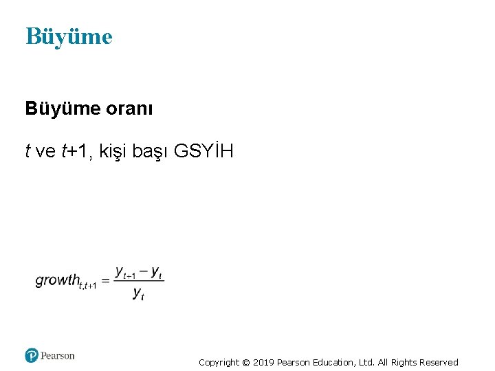 Büyüme oranı t ve t+1, kişi başı GSYİH The History of Growth and Technology