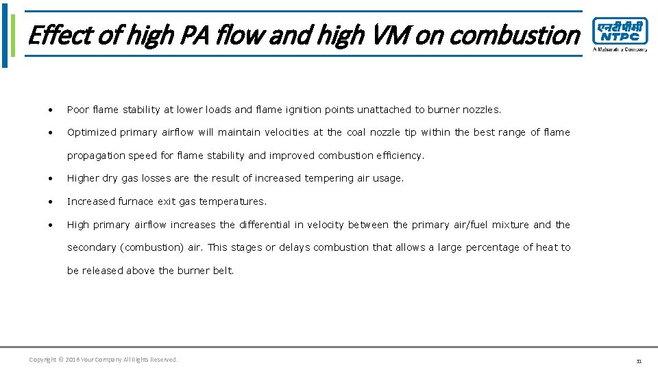 Click to edit title Effect of high PA flow and. Master high VM onstyle