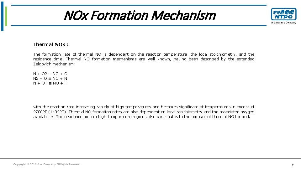 to edit Master title style NOx. Click Formation Mechanism Thermal NOx : The formation