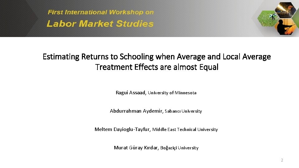 Estimating Returns to Schooling when Average and Local Average Treatment Effects are almost Equal Estimating Returns to Schooling when Average and Local Average Treatment Effects are almost Equal