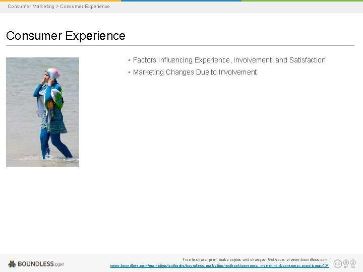 Consumer Marketing > Consumer Experience • Factors Influencing Experience, Involvement, and Satisfaction • Marketing