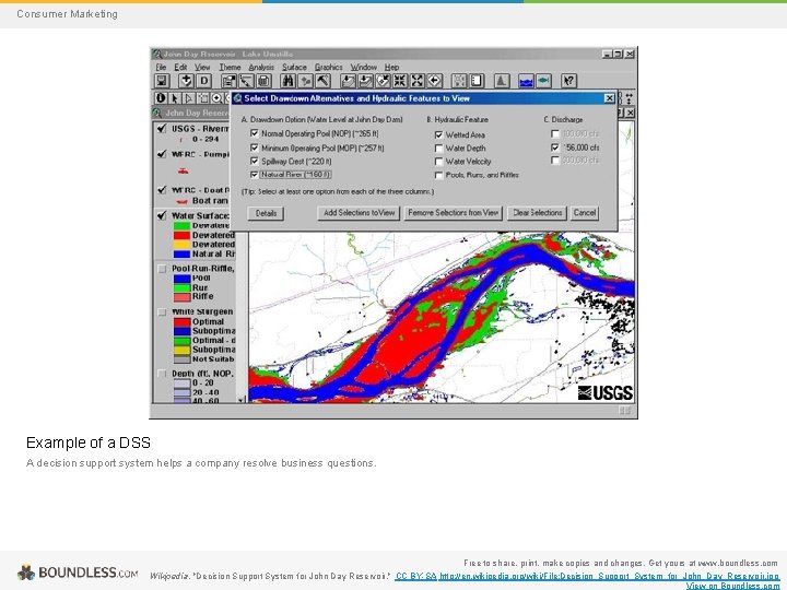 Consumer Marketing Example of a DSS A decision support system helps a company resolve