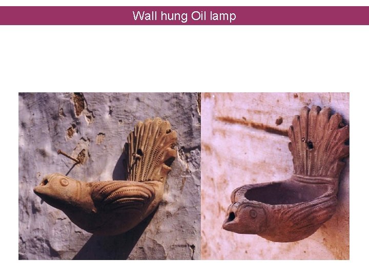 Wall hung Oil lamp 