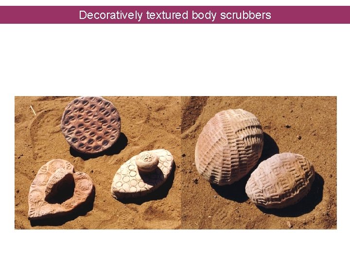 Decoratively textured body scrubbers 