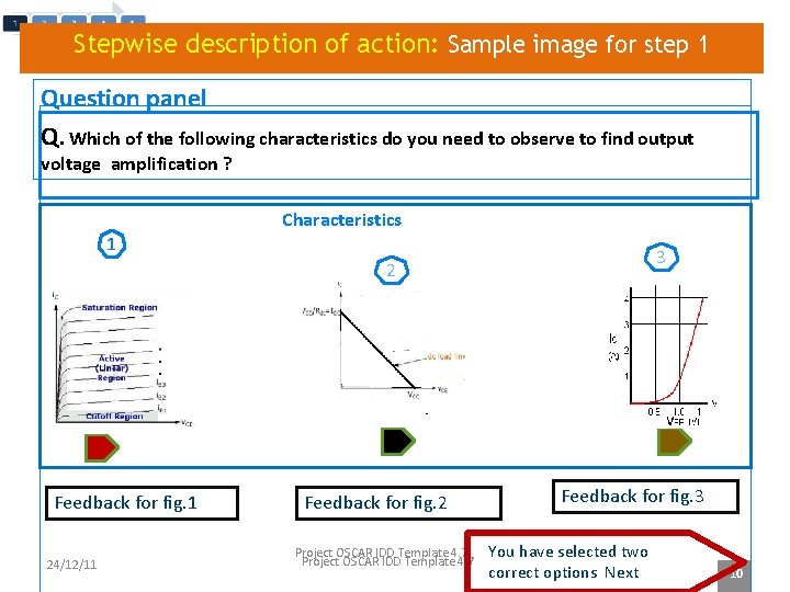Stepwise description of action: Sample image for step 1 Question panel Q. Which of