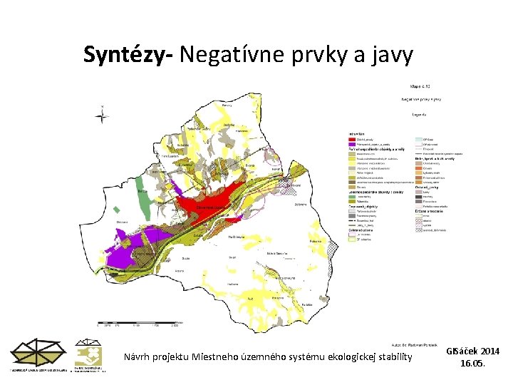 Syntézy- Negatívne prvky a javy Návrh projektu Miestneho územného systému ekologickej stability GISáček 2014