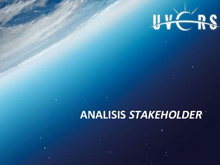 ANALISIS STAKEHOLDER 