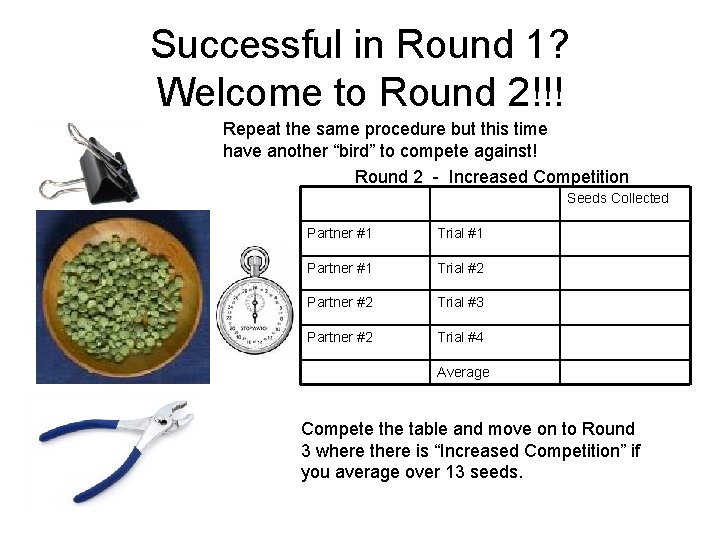 Successful in Round 1? Welcome to Round 2!!! Repeat the same procedure but this