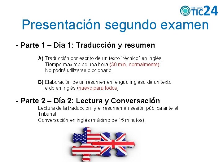 Presentación segundo examen - Parte 1 – Día 1: Traducción y resumen A) Traducción