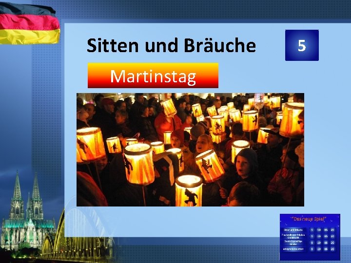 Sitten und Bräuche Martinstag 5 