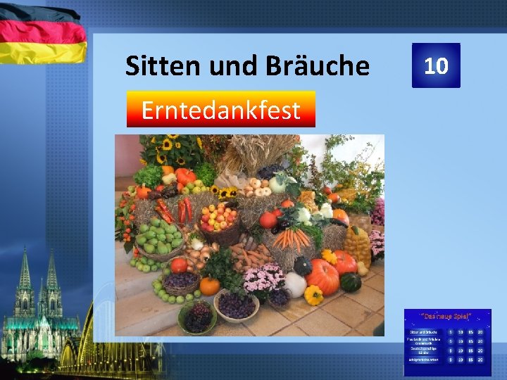 Sitten und Bräuche Erntedankfest 10 