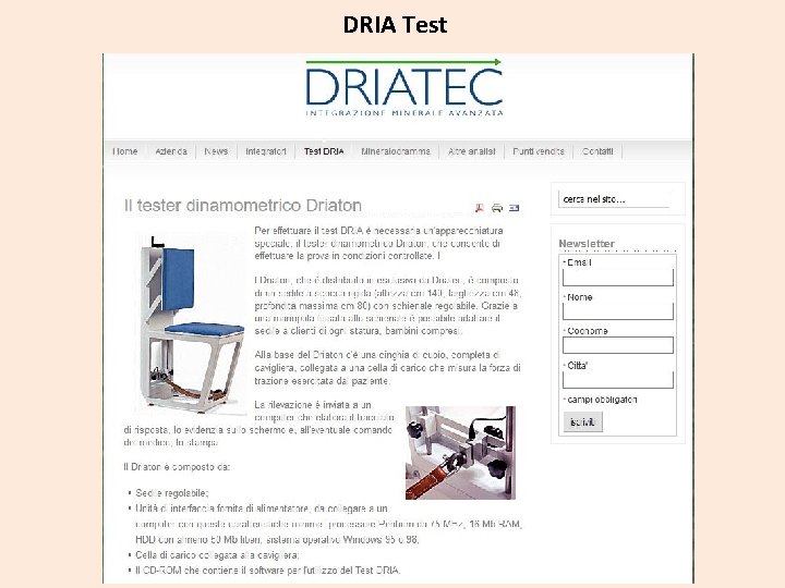 DRIA Test 
