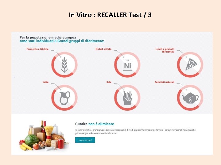 In Vitro : RECALLER Test / 3 