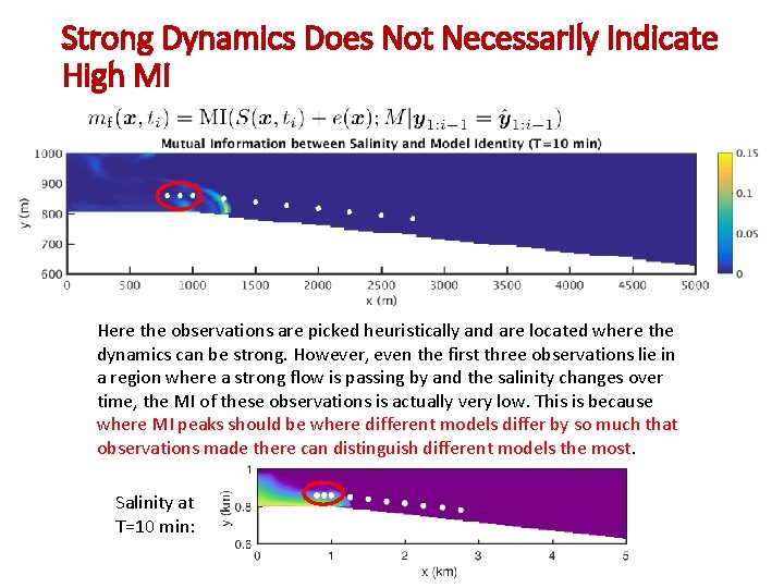 Strong Dynamics Does Not Necessarily Indicate High MI Here the observations are picked heuristically