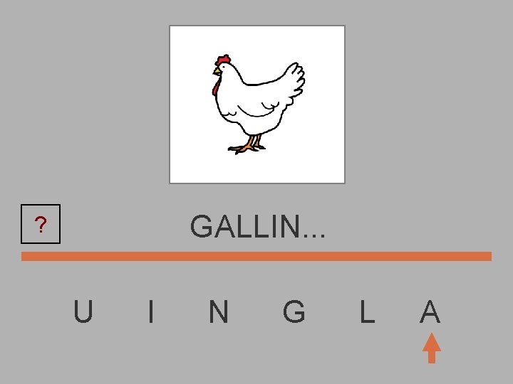GALLIN. . . ? U I N G L A 