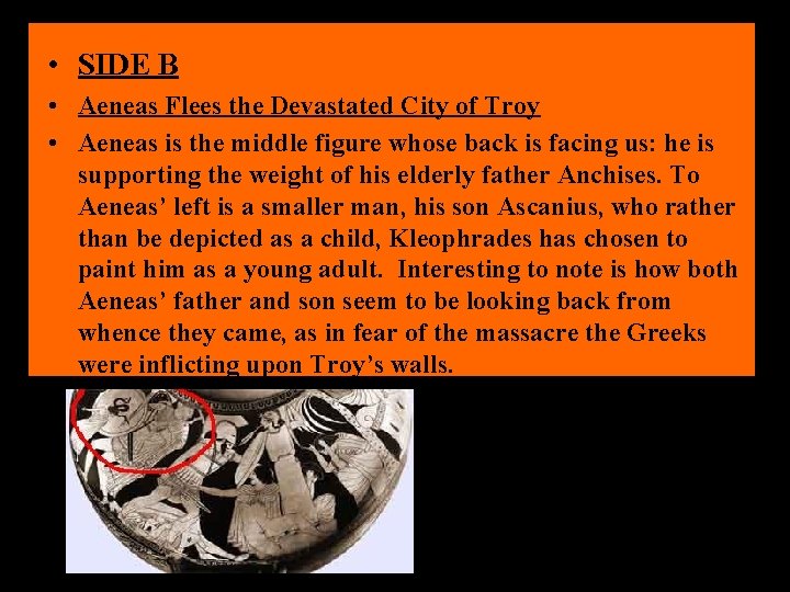  • SIDE B • Aeneas Flees the Devastated City of Troy • Aeneas