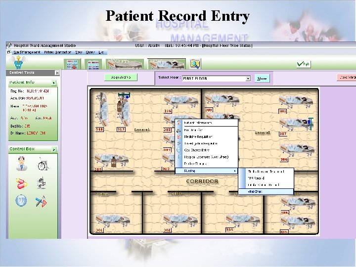 Patient Record Entry 