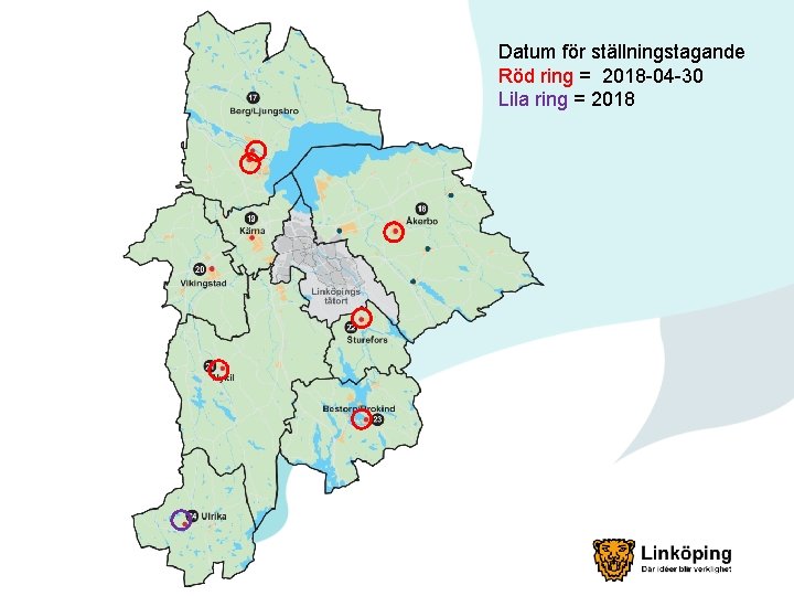 Datum för ställningstagande Röd ring = 2018 -04 -30 Lila ring = 2018 