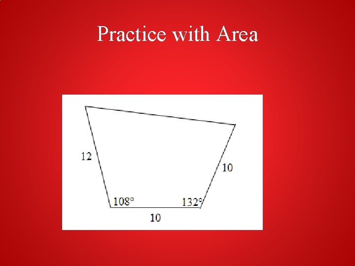 Practice with Area 
