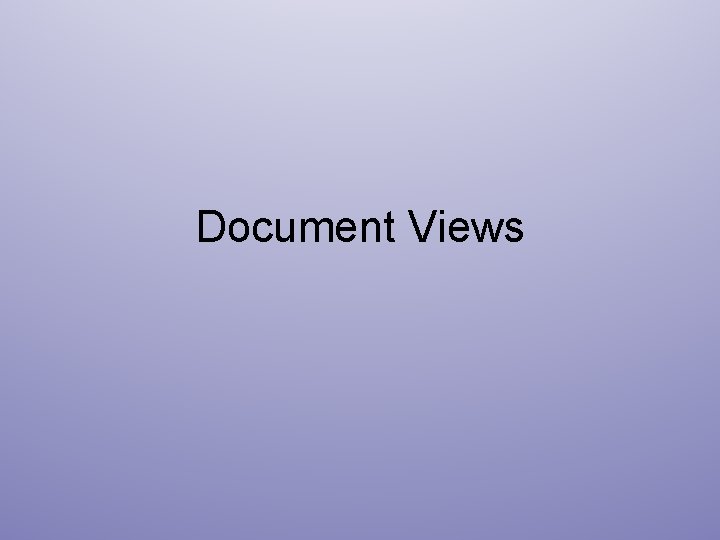 Document Views 