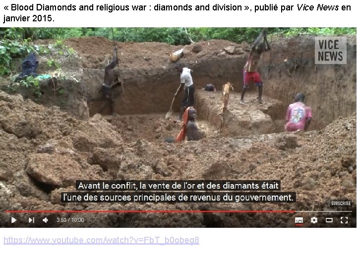  « Blood Diamonds and religious war : diamonds and division » , publié