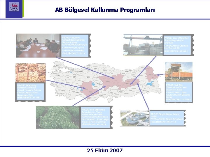 AB Bölgesel Kalkınma Programları 25 Ekim 2007 