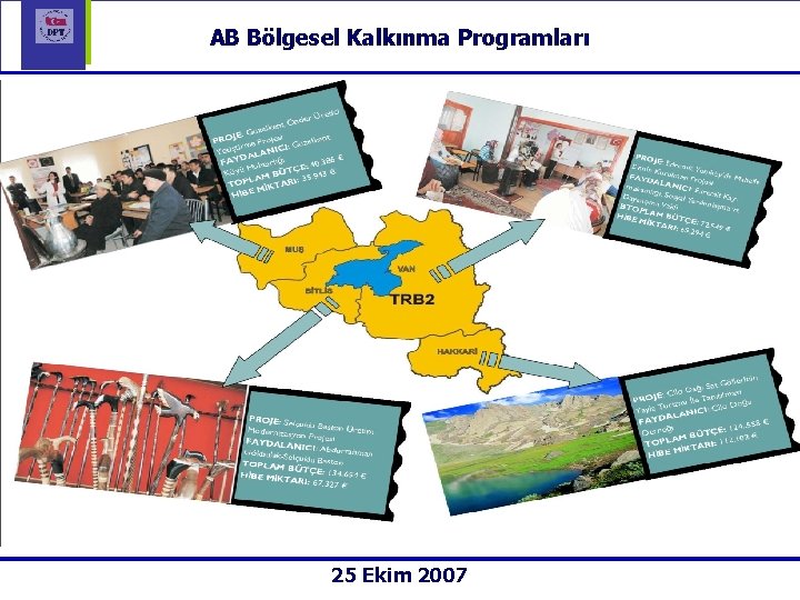 AB Bölgesel Kalkınma Programları 25 Ekim 2007 