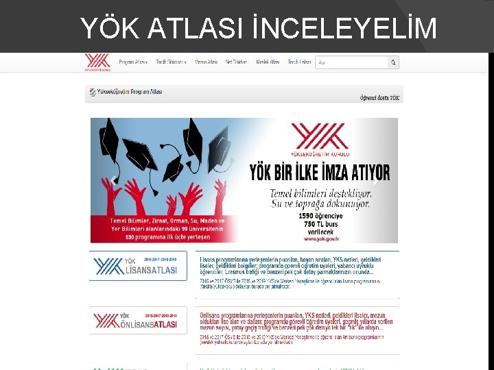 YÖK ATLASI İNCELEYELİM 