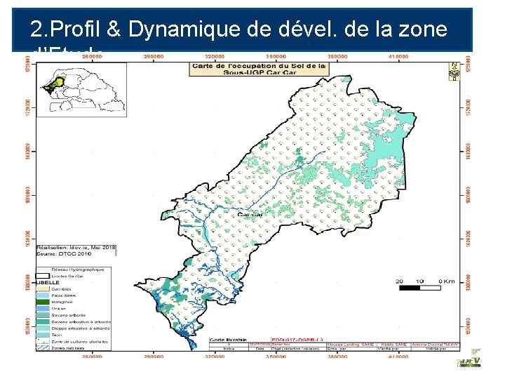 2. Profil & Dynamique de dével. de la zone d’Etude 