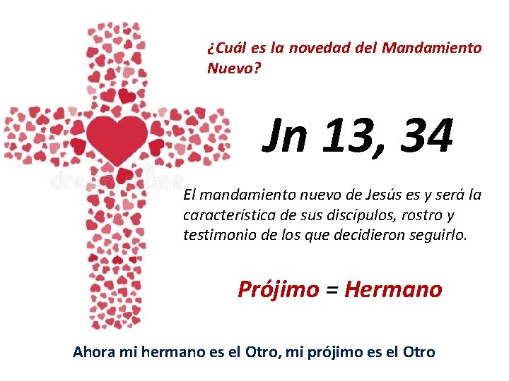 ¿Cuál es la novedad del Mandamiento Nuevo? Jn 13, 34 El mandamiento nuevo de