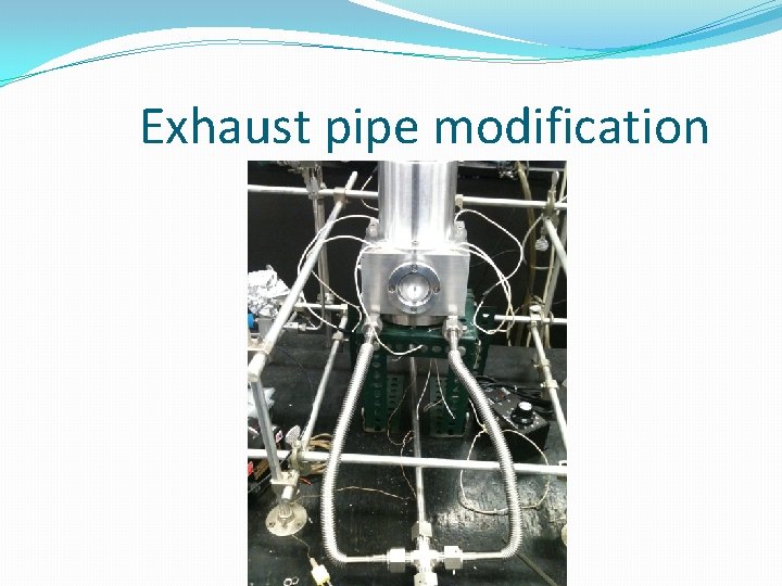 Exhaust pipe modification 