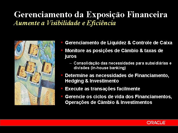 Gerenciamento da Exposição Financeira Aumente a Visibilidade e Eficiência Gerenciamento de Liquidez & Controle