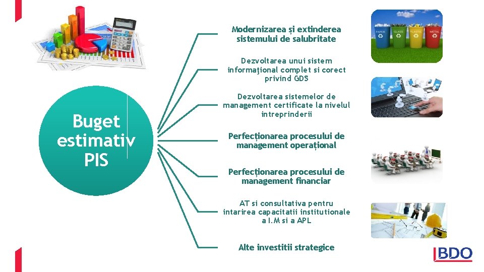 Modernizarea și extinderea sistemului de salubritate Dezvoltarea unui sistem informaţional complet si corect privind