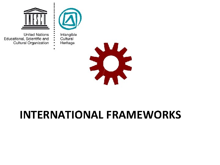 INTERNATIONAL FRAMEWORKS 