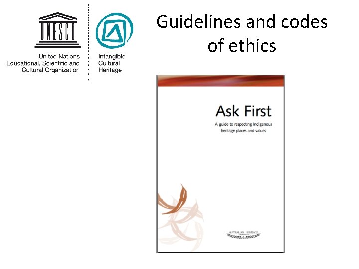 Guidelines and codes of ethics 