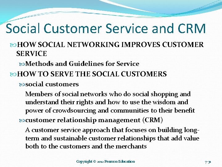 Social Customer Service and CRM HOW SOCIAL NETWORKING IMPROVES CUSTOMER SERVICE Methods and Guidelines