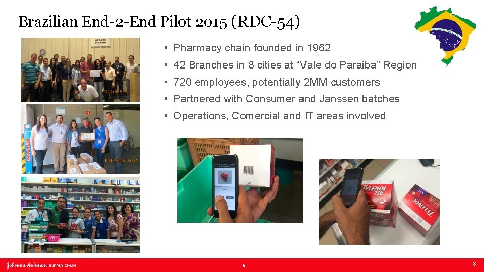 Brazilian End-2 -End Pilot 2015 (RDC-54) • Pharmacy chain founded in 1962 • 42 Brazilian End-2 -End Pilot 2015 (RDC-54) • Pharmacy chain founded in 1962 • 42
