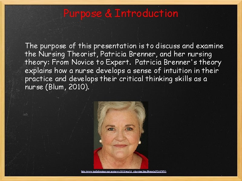 Purpose & Introduction The purpose of this presentation is to discuss and examine the