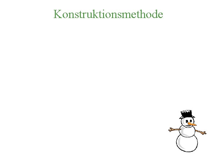 Konstruktionsmethode 
