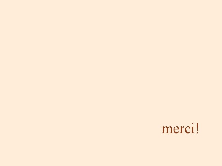 merci! 