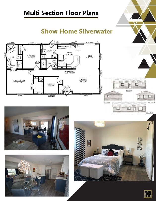 Multi Section Floor Plans Show Home Silverwater 