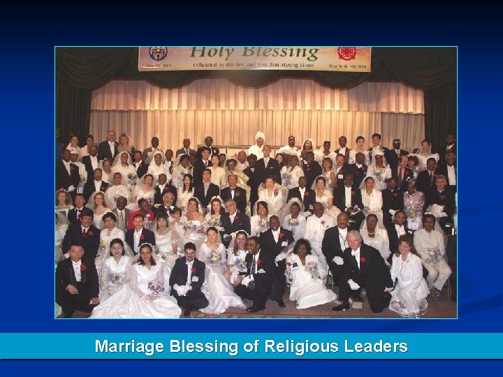 Marriage Blessing of Religious Leaders 