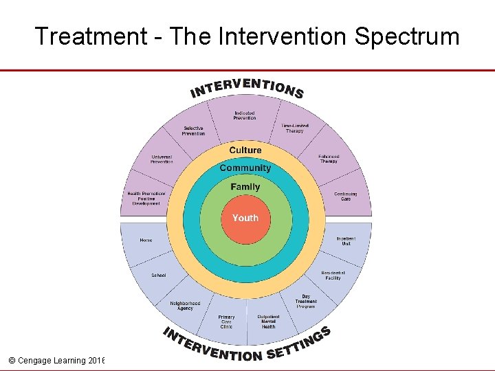 Treatment - The Intervention Spectrum © Cengage Learning 2016 