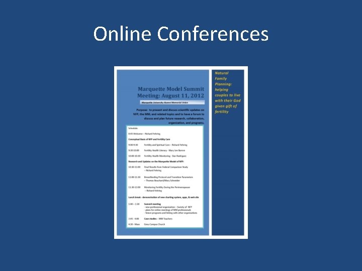 Online Conferences 