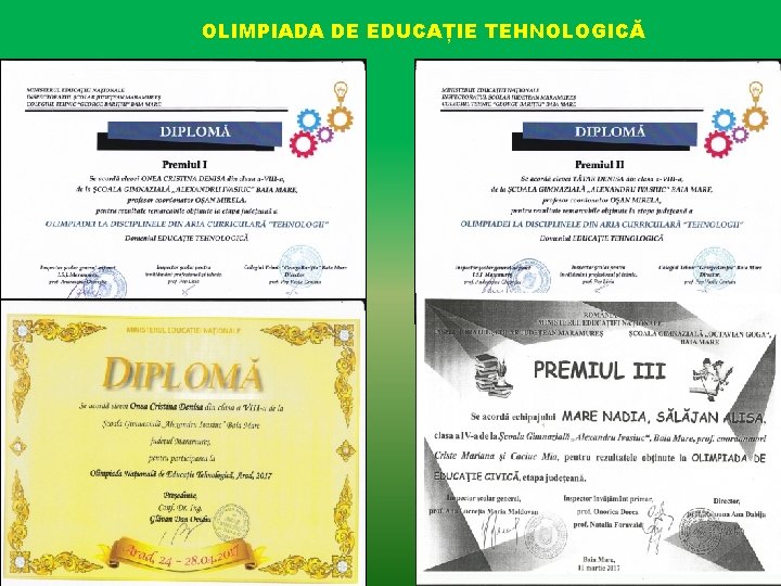 OLIMPIADA DE EDUCAȚIE TEHNOLOGICĂ OLIMPIADA DE EDUCAȚIE TEHNOLOGICĂ